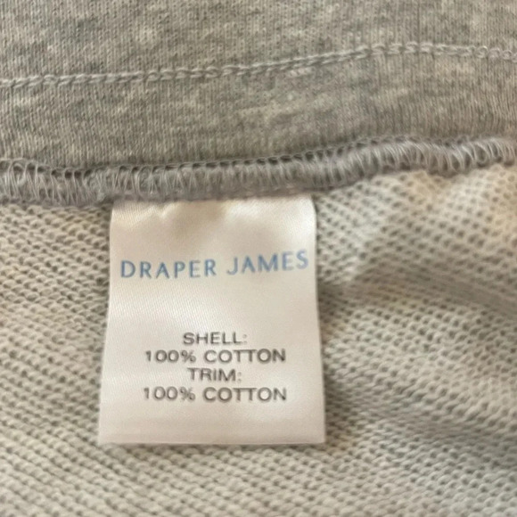 Women’s Draper James Natalie sweatpants in Viola gray embroidered floral XXL - Picture 6 of 6